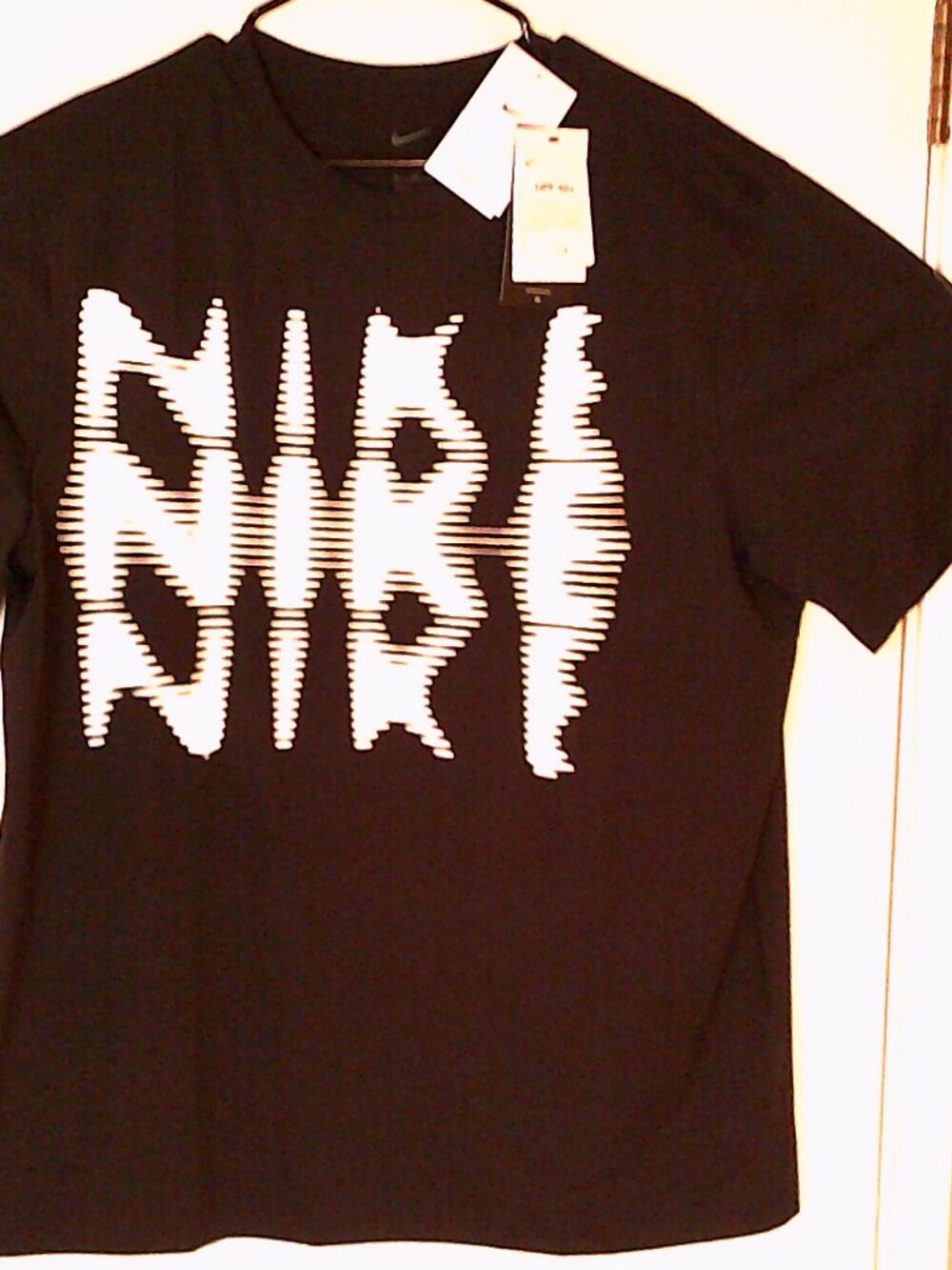 NEW NIKE Dri-FIT TRAINING "UV Hyverse Tee" MEN'S BLACK T-SHIRT XL HJ3074-010